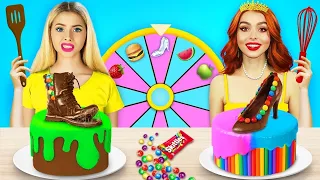 Desafio da Decoração de Bolos: Rico VS Pobre | Ideias Secretas Para Decorar Comida por X-Challenge