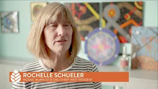 Rochelle Schueler: Bend Mosaic Muralist - Tour Her Discovery West Artist Studio