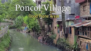 Walk around a small alley in Poncol village || Daerah Rawan Banjir