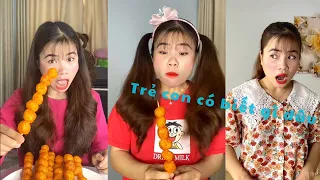 Tổng hợp video siêu hài hước vui nhộn - Trẻ con có biết gì đâu,con em tham ăn pha đỡ kem ối zời ơi