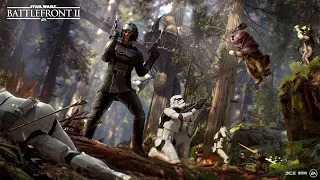 Охота на эвоков+герои против злодеев в Battlefront 2