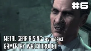 Metal Gear Rising: Revengeance Gameplay Walkthrough Part 6: Doctor Evil
