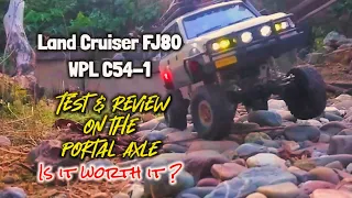 Land Cruiser FJ80 WPL C54-1 Part-4 Test & Review on the Portal Axle