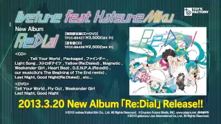 livetune feat. 初音ミク「Redial」試聴トレーラー(3/20発売「Re:Dial」より）