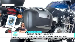 RIDERS GROUP:"MODIFIED TOP BOX AT SADDLE BAGS ANG HULIHIN"