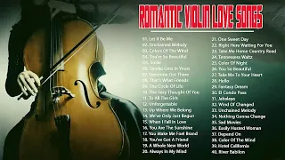 Top 20 Beautiful Romantic Violin Love Songs Instrumental - Best Relaxing Instrumental Music