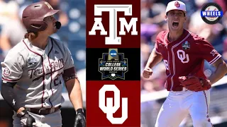 #5 Texas A&M vs Oklahoma | College World Series Final Four | 2022 College Baseball Highlights