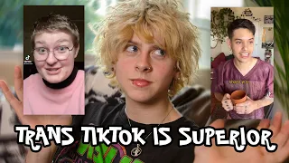 TRANS TIK TOK GOT BETTER (TRANS GUY REACTS) | NOAHFINNCE