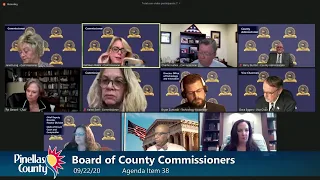 Board of County Commissioners Virtual Regular Meeting 9-22-20