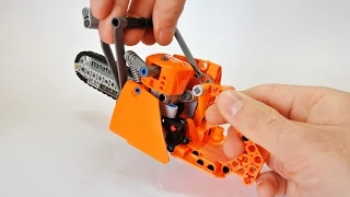 How to Build a Lego Technic Chainsaw