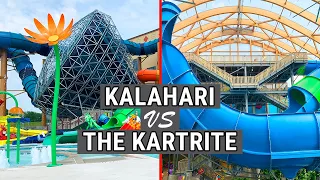 Kalahari vs Kartrite Comparison - Kalahari Resort Poconos versus Kartrite Water Park Monticello NY