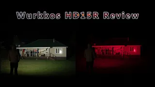 Wurkkos HD15R Headlamp, White + Red LEDs,, 1000 Lumens