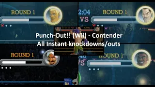 Punch Out Wii - Contender: All Instant knockdowns/outs