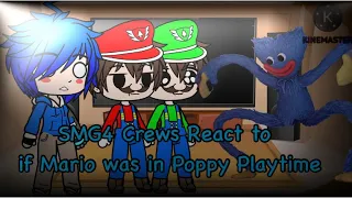 SMG4 Crews React to if Mario was in Poppy Playtime (Part 1)