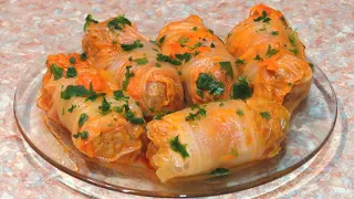 Голубцы в пекинской капусте. Очень вкусное блюдо. // Stuffed cabbage in Beijing cabbage. Delicious