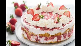 Strawberry Shortcake Ice Cream Cake recipe | The Recipe Rebel