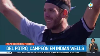 Del Potro campeón en Indian Wells | #TPANoticias