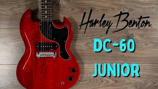 Harley Benton DC-60 Junior Faded Cherry - Demo/Review