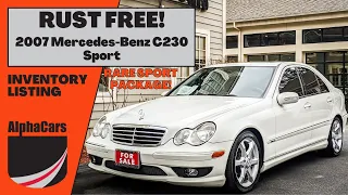 All You Need to Know About This 2007 Mercedes-Benz C230 Sport - Rust-free from Nevada!