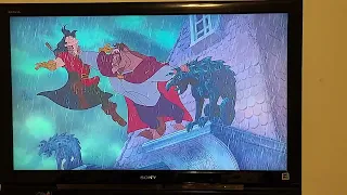 Beauty and the Beast (1991)- The Beast Fight Gaston/ Gaston's Death (HD)