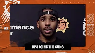 Chris Paul explains why he chose the Suns and talks Devin Booker's talent | NBA on ESPN