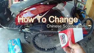 How to Replace the CVT CV Belt on Your Chinese Scooter GY6 | 150Scooter