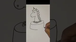 Unicorn Cake Drawing: Follow along drawing Lessons for Kids & Beginners