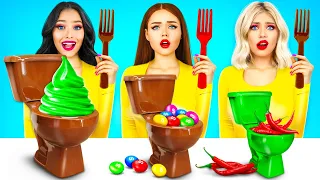 Défi Grande, Moyenne et Petite Assiette | Hacks culinaires faciles par le Bonbon Show RATATA COOL