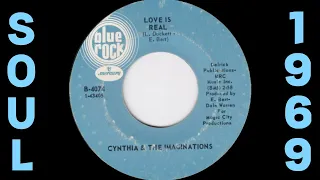 Cynthia & The Imaginations - Love Is Real [Blue Rock] 1969 Northern Soul 45