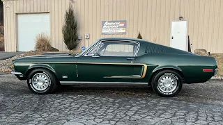 1968 1/2 Ford Mustang Fastback R Code 428 Cobra Jet Highland Green The Ultimate Bullitt