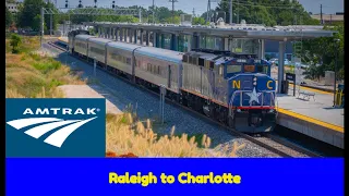 [4K] Amtrak Piedmont #73 Full Ride from Raleigh, NC to Charlotte, NC [7-14-21]