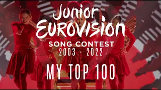 JUNIOR EUROVISION 2003 - 2022: MY TOP 100