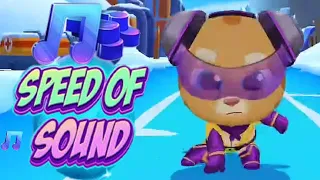 Talking Tom Hero Dash Speed of Sound event Rockstar Ginger vs Big Boss Raccoon Gameplay Android ios