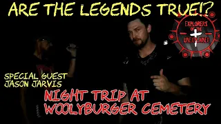 Night investigation at Woolyburger cemetery. #Haunted #paranormal #cemetery