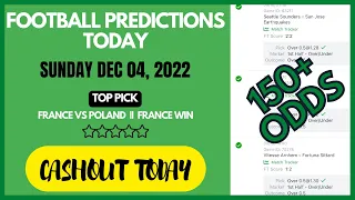 FOOTBALL PREDICTIONS TODAY 4/12/2022 | TODAY PREDICTIONS | BETTING TIPS | SPORTYBET TIPS