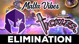 CRAZY ELIMINATION, TI2023 TEAM !! TEAM TICKLES vs KEYD STARS - MALTA VIBES S4 DOTA 2