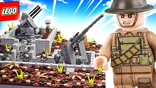 I built a LEGO WW2 Gun Position... World War 2 LEGO Moc