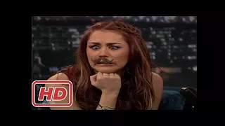 [Talk Shows]Miley Cyrus is Obsessed with Moustaches with Jimmy Fallon