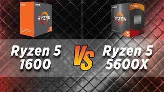 Ryzen 5 1600 vs Ryzen 5 5600X