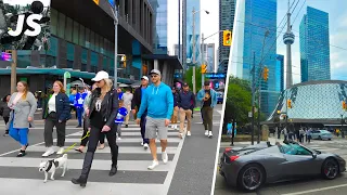 Eaton Centre to the CN Tower & Front Street | Toronto Walk (Sep '22)