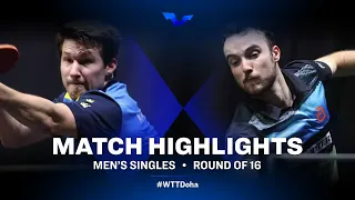 Kristian Karlsson vs Simon Gauzy | WTT Star Contender Doha 2021 | MS | R16 Highlights