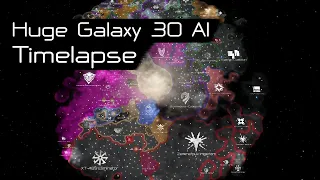 Stellaris Timelapse - Huge, 30 AI, Version 3.11, All DLC