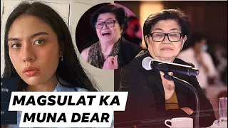 KAKIE PANGILINAN NASAMPOLAN NI PROF CLARITA CARLOS