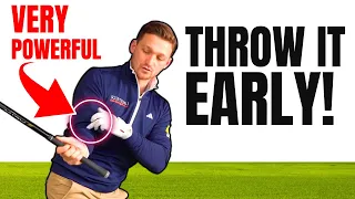 THROWING your Right Arm Early Makes The Swing Super Simple