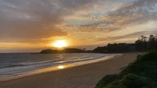 Terrigal sunrise New Year’s Day 2024