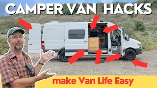 7 MORE DIY CAMPER VAN HACKS to Make Van Life Easier