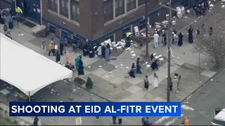 3 shot as 2 rival groups exchange gunfire at Eid al-Fitr event marking end of Ramadan in Philly