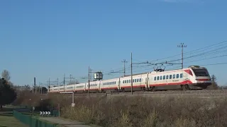 ADDIO E402B con carrozze UIC-Z sui FRECCIABIANCA ADRIATICI, BENVENUTO ETR 460!