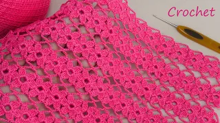 SUPER Beautiful to Crochet Floral pattern - Knitting Online Tutorial for beginners 🌺