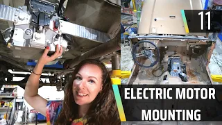 How to mount the ELECTRIC MOTOR - Jeep EV Conversion